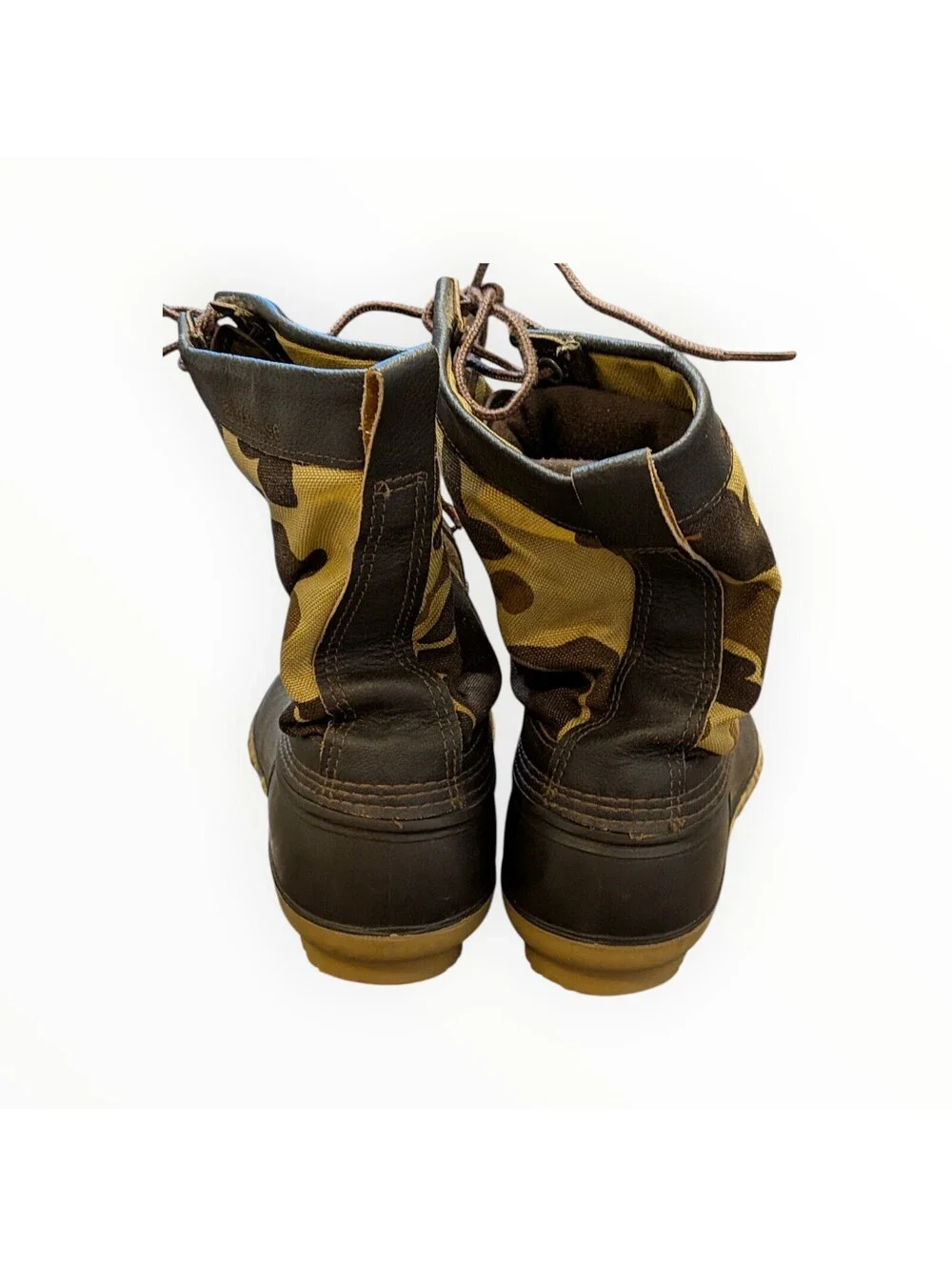 Vintage LaCrosse 1356 Duck Boots Camo Insulated USA Made Men's 9 M Hunting